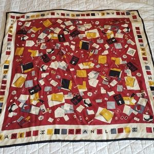 Chanel Vintage Silk Scarf